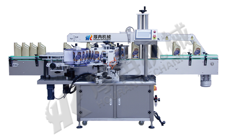 机油桶双面贴标机